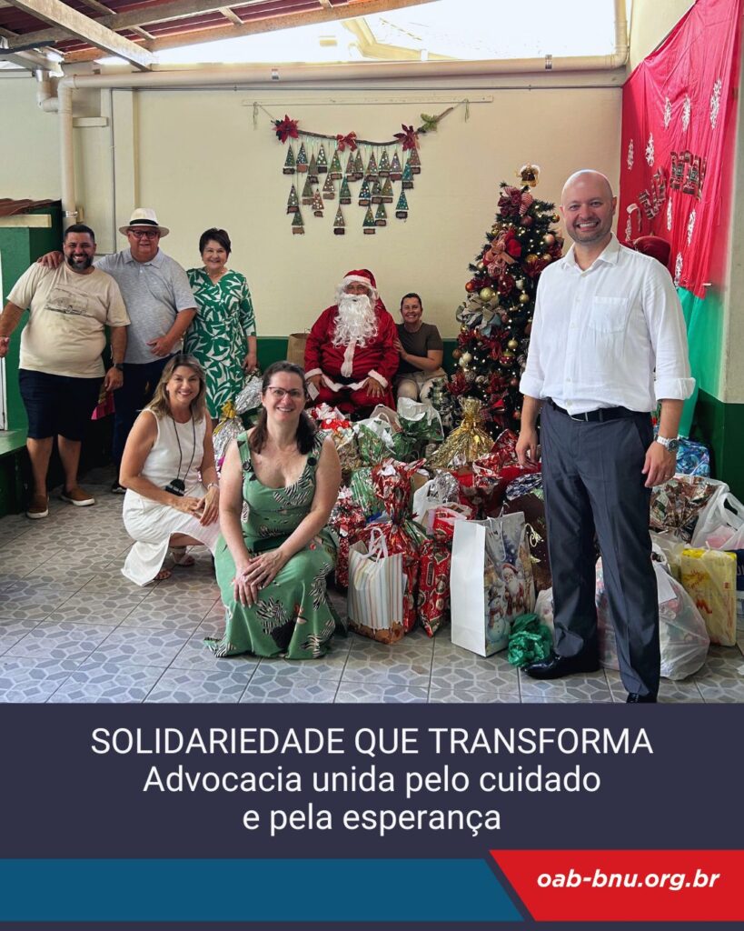 Solidariedade que transforma: a advocacia unida pelo cuidado e pela esperança