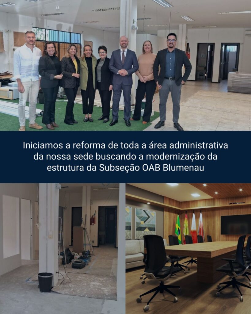 OAB Blumenau projeta 2026 com foco em modernização, formação e aproximação com a advocacia