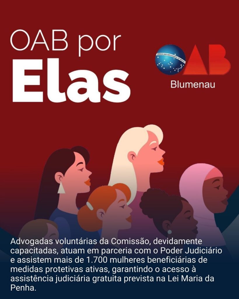 Blumenau zera registros de feminicídio em 2025 com atuação integrada da Rede de Proteção e participação ativa da OAB