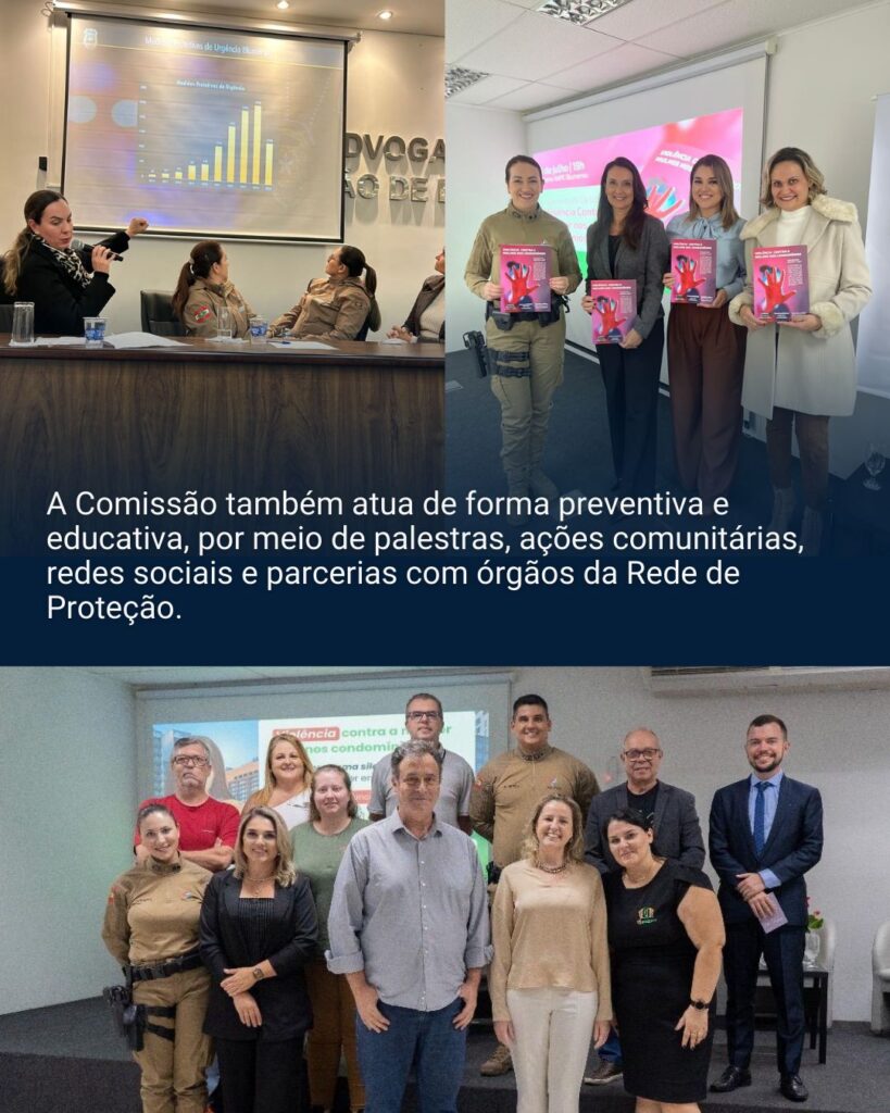 Blumenau zera registros de feminicídio em 2025 com atuação integrada da Rede de Proteção e participação ativa da OAB