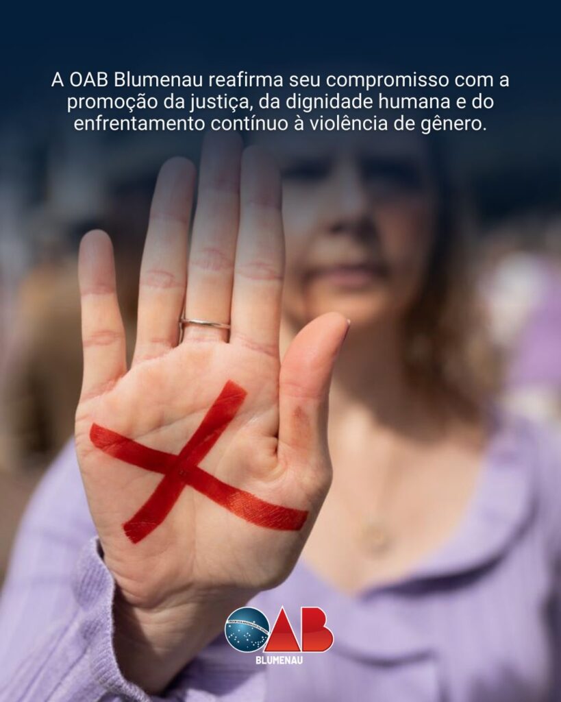 Blumenau zera registros de feminicídio em 2025 com atuação integrada da Rede de Proteção e participação ativa da OAB