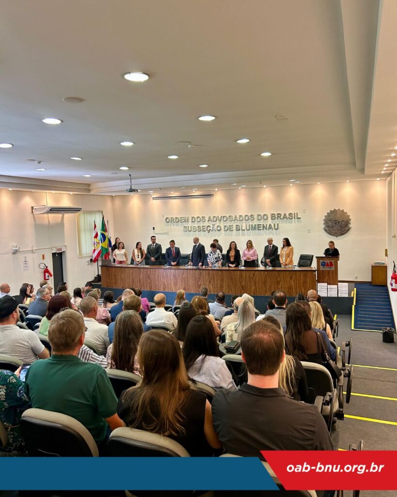 Entrega de Credenciais OAB Blumenau