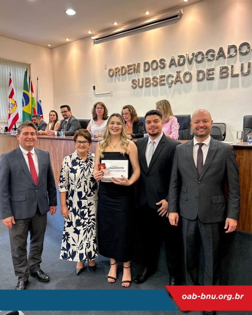 Entrega de Credenciais OAB Blumenau