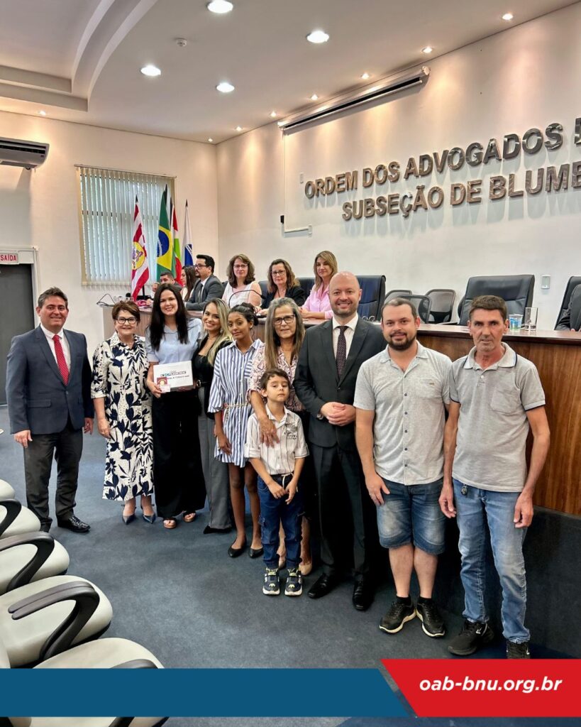 Entrega de Credenciais OAB Blumenau