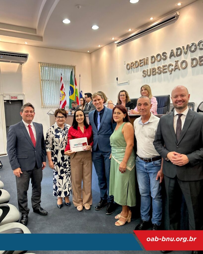 Entrega de Credenciais OAB Blumenau
