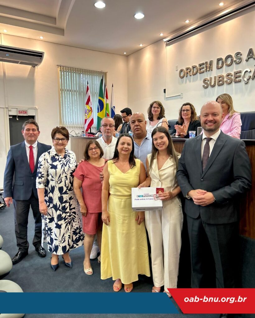 Entrega de Credenciais OAB Blumenau