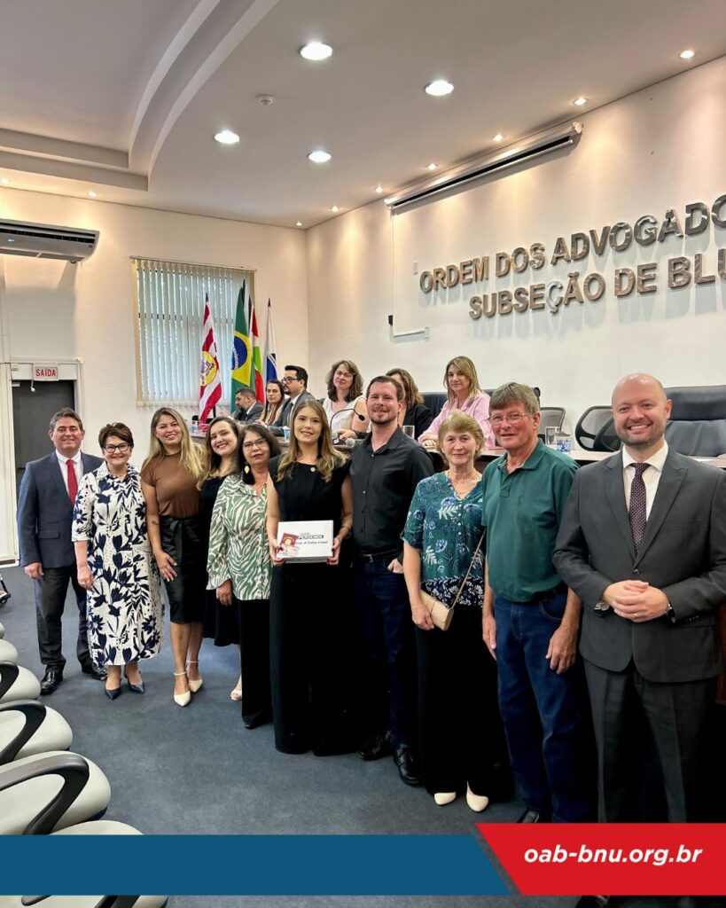 Entrega de Credenciais OAB Blumenau