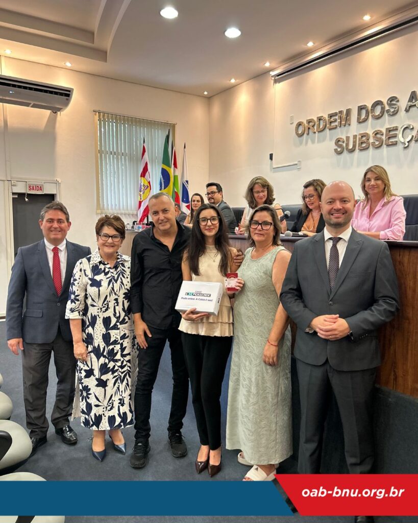 Entrega de Credenciais OAB Blumenau