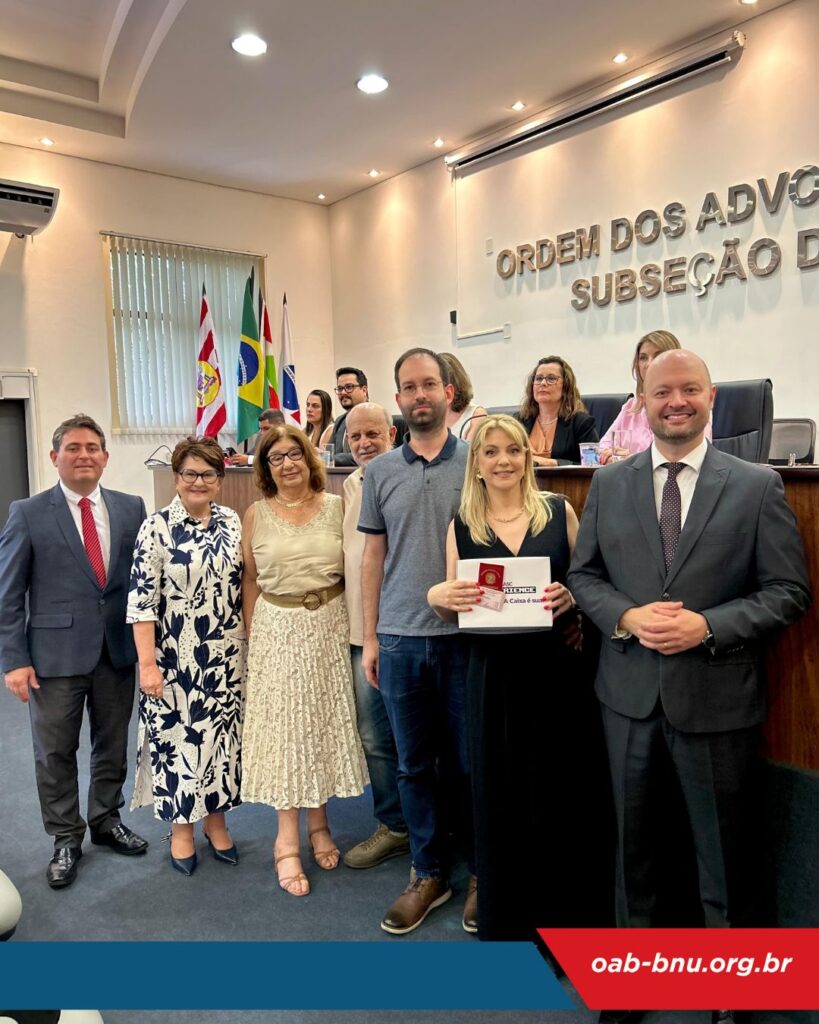 Entrega de Credenciais OAB Blumenau