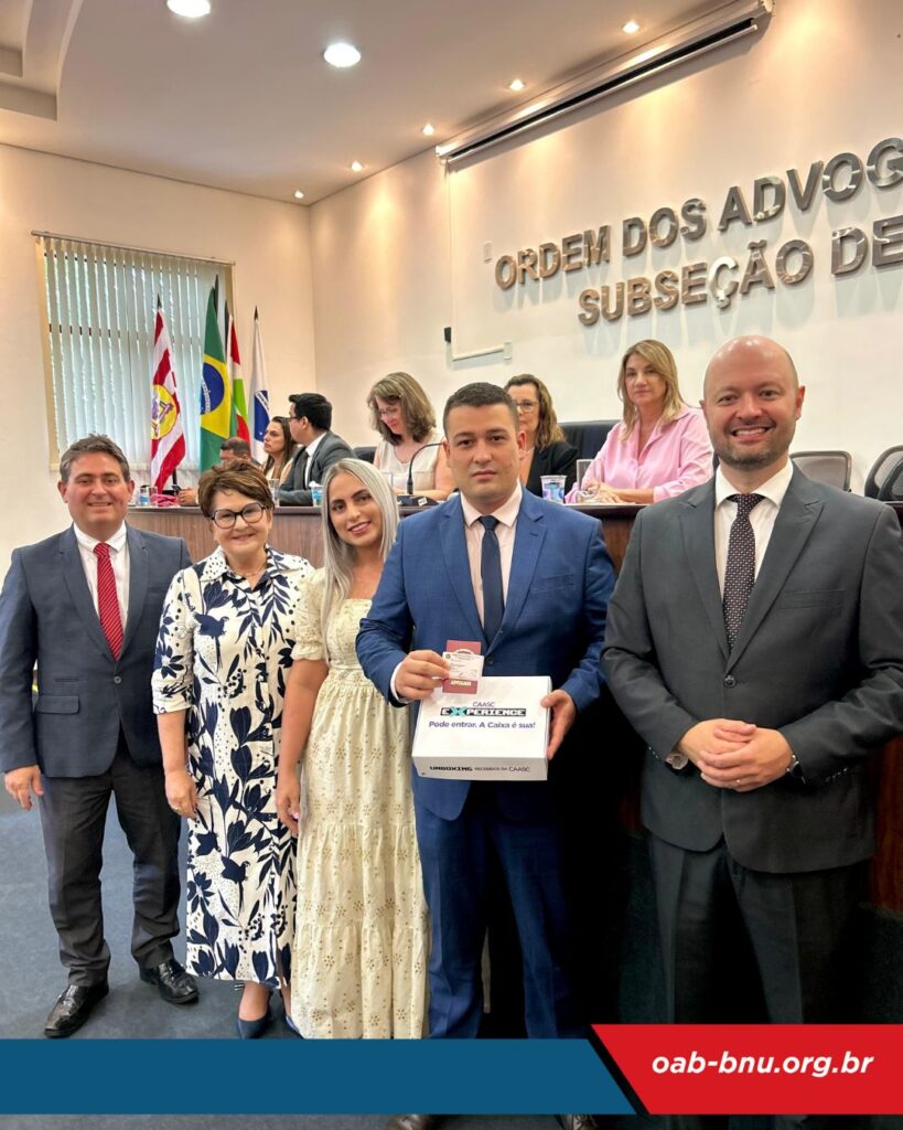 Entrega de Credenciais OAB Blumenau