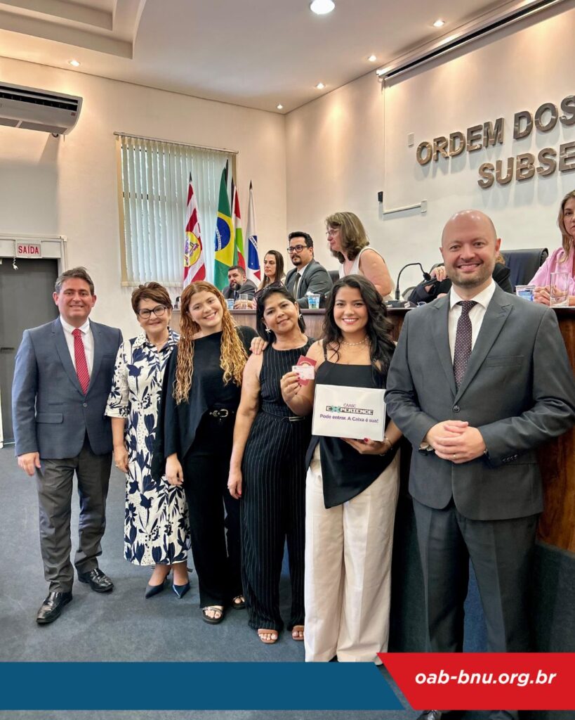 Entrega Credenciais OAB Blumenau