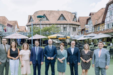 OAB Blumenau recebe Presidente da OAB/SC e Presidente da CAASC para agenda institucional voltada à Conferência Estadual