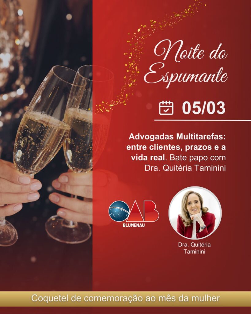 OAB Blumenau promove noite especial em celebração às mulheres na advocacia