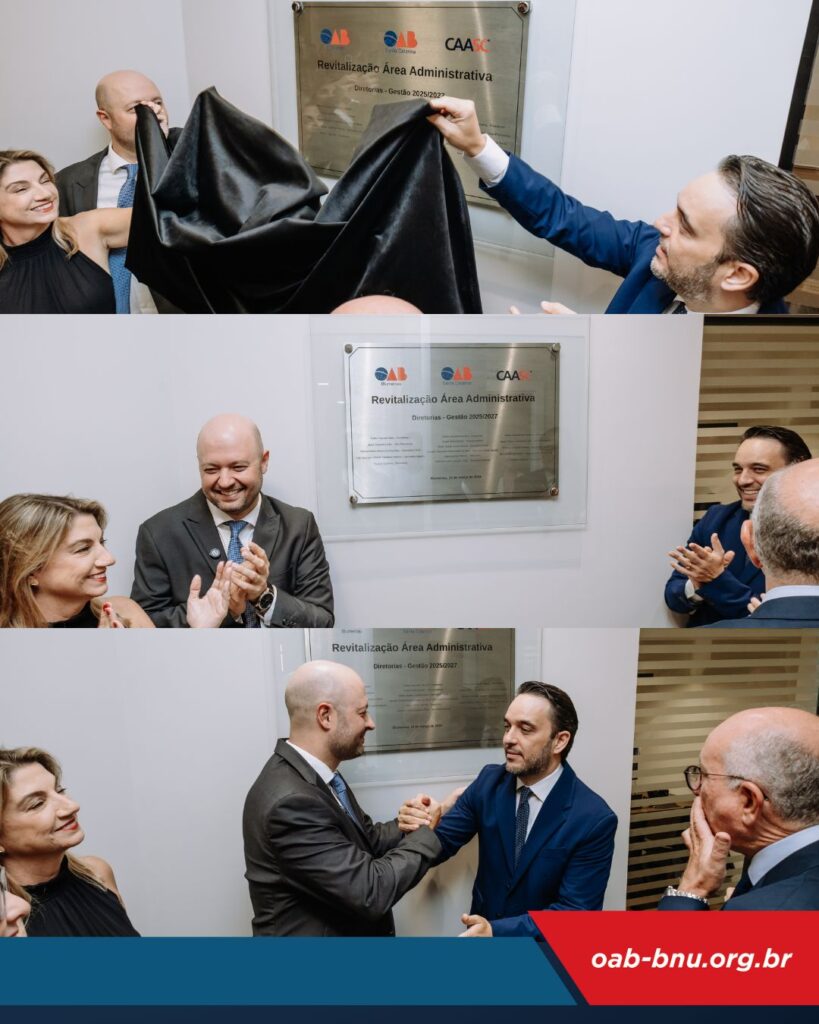 OAB Blumenau entrega reforma da área administrativa da sede