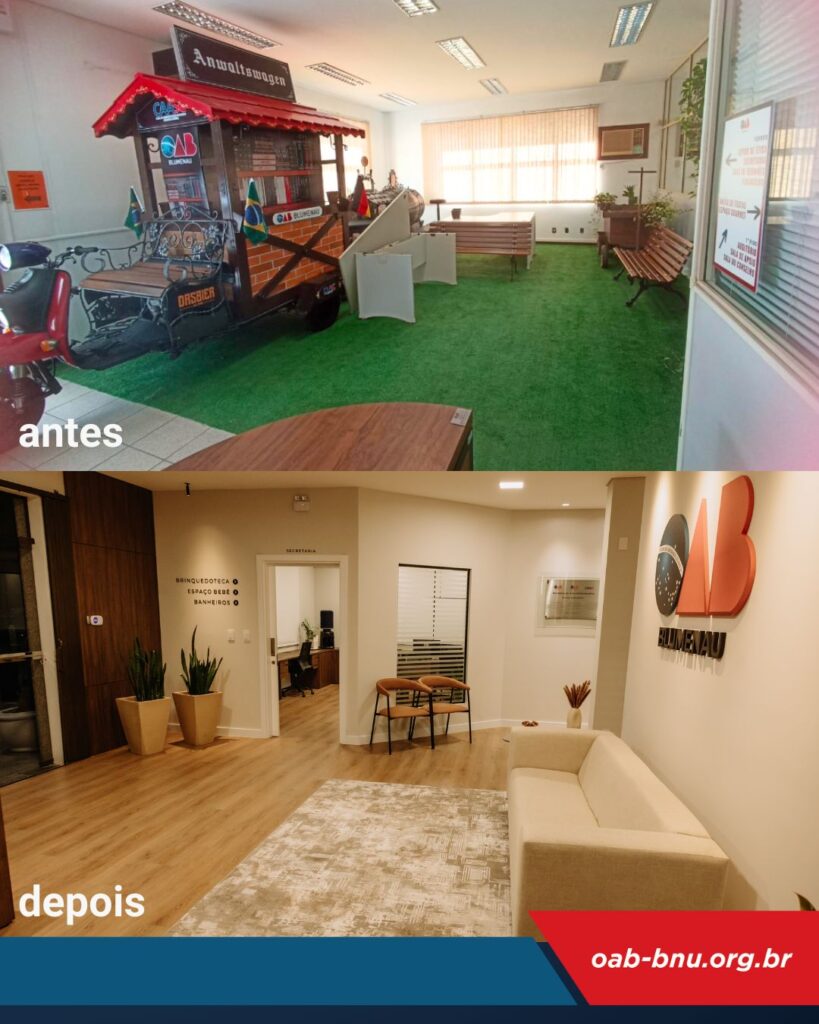 OAB Blumenau entrega reforma da área administrativa da sede