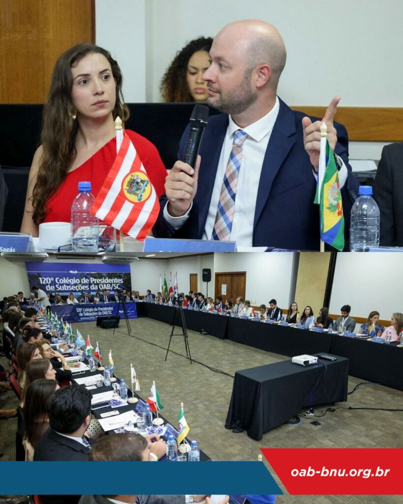 OAB Blumenau participa do 120º Colégio de Presidentes das Subseções da OAB/SC em São Bento do Sul