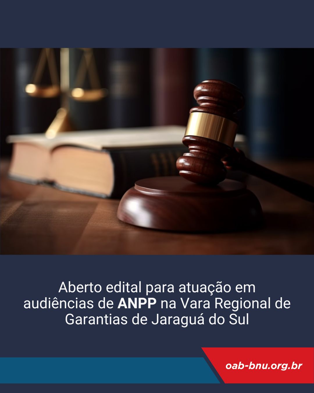 OAB abre edital para cadastro para profissionais  interessados em atuar em audiências de ANPP