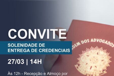 ENTREGA DE CREDENCIAIS