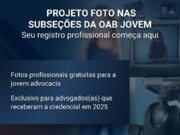 OAB Blumenau promove ensaio fotográfico para jovens profissionais da advocacia