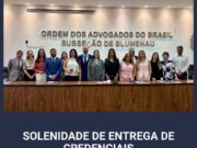 OAB Blumenau realiza solenidade de entrega de credenciais a novos advogados