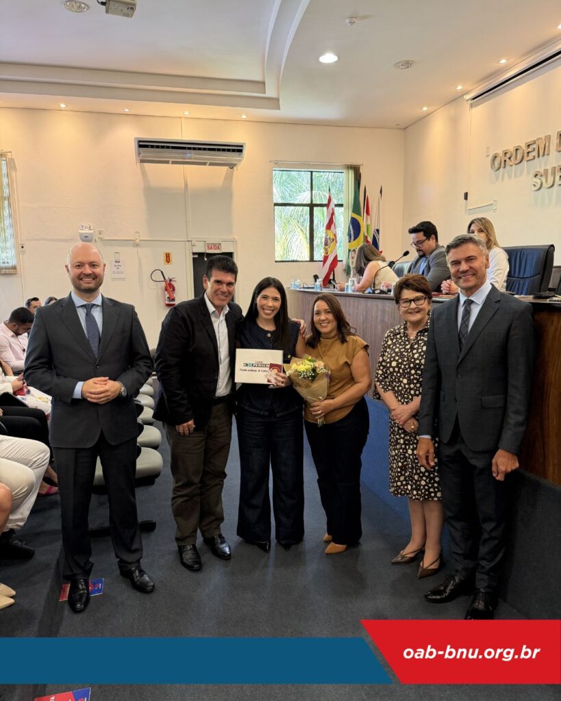 Solenidade de Compromisso e Entrega de Credenciais marca ingresso de novos advogados na OAB Blumenau