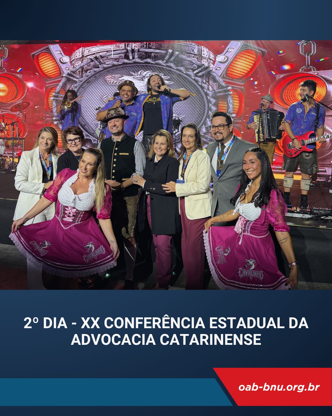 Blumenau encerra edição histórica da XX Conferência Estadual da Advocacia Catarinense reunindo mais de 5 mil participantes