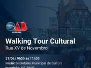 Comissão de Cultura da OAB Blumenau promove Walking Tour pela Rua XV para valorizar a história da cidade