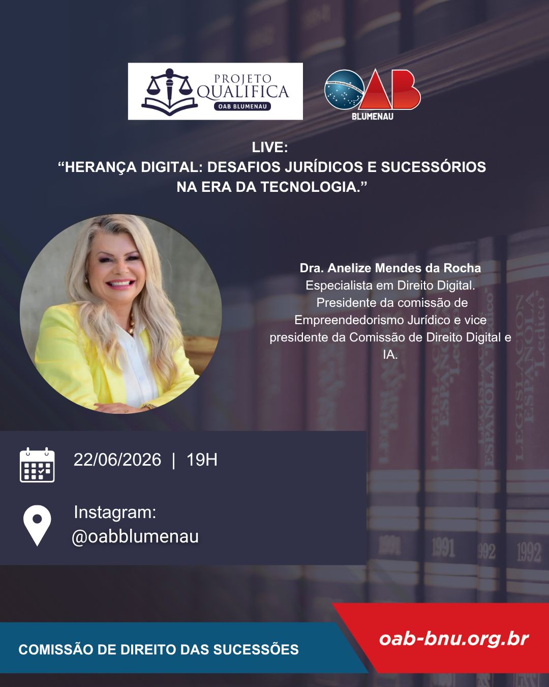 Projeto Qualifica debate herança digital e os desafios sucessórios na era da tecnologia
