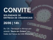 OAB Blumenau realiza cerimônia de entrega de credenciais para novos advogados e estagiária nesta sexta-feira