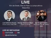Projeto Qualifica da OAB Blumenau promove debate sobre erro de direito, erro de fato e a jurisprudência desportiva
