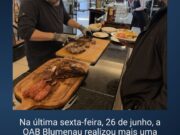 Sexta em Ordem fortalece integração da advocacia em mais um encontro de confraternização na OAB Blumenau