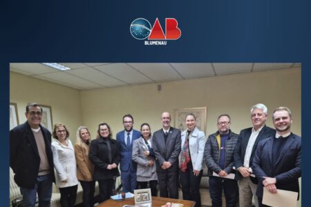 OAB Blumenau leva demandas da advocacia trabalhista à Corregedoria do TRT-12 durante correição ordinária