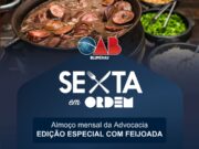 Sexta em Ordem convida a advocacia para mais uma edição do Sexta em Ordem.