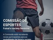 Comissão de Esportes da OAB Blumenau abre inscrições para novas integrantes das equipes femininas de futsal e society