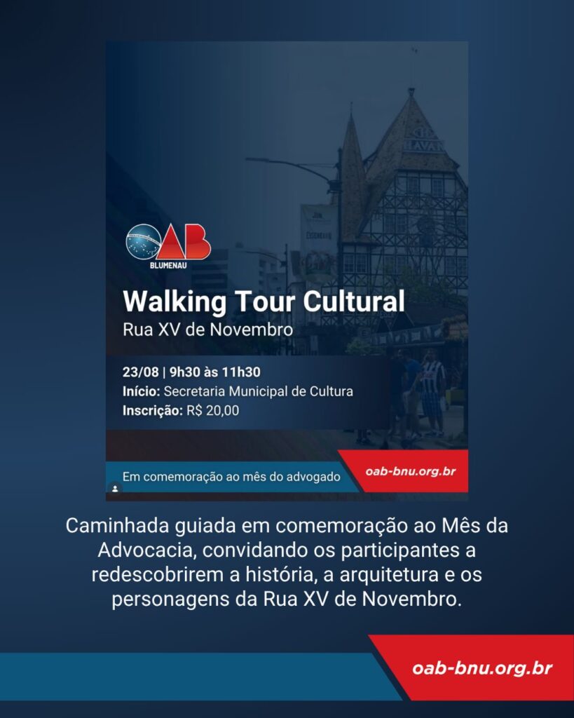 Mês da Advocacia reafirma protagonismo da OAB Blumenau com grandes conquistas e programação histórica