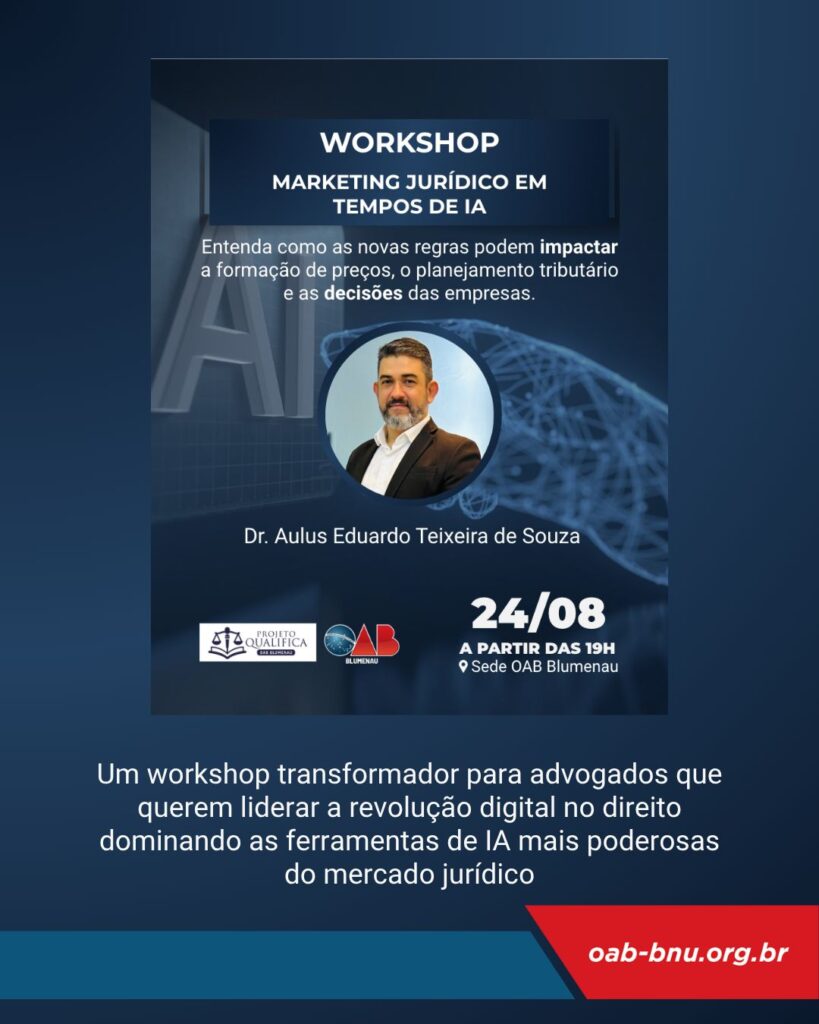 Mês da Advocacia reafirma protagonismo da OAB Blumenau com grandes conquistas e programação histórica