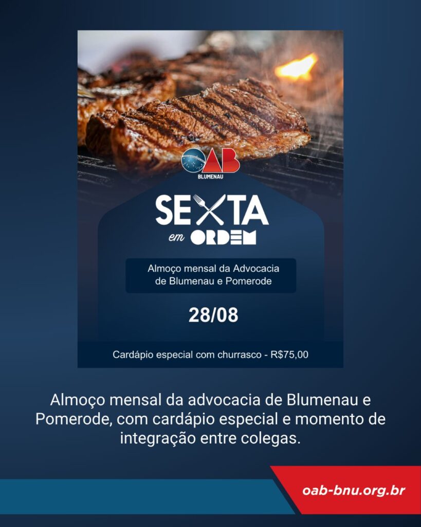 Mês da Advocacia reafirma protagonismo da OAB Blumenau com grandes conquistas e programação histórica