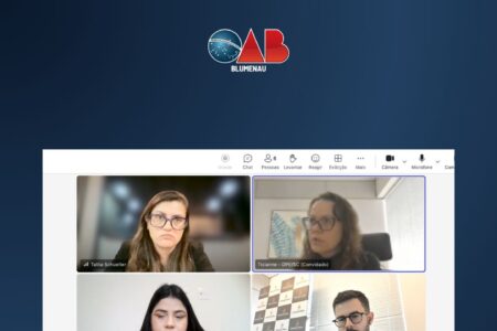 OAB Blumenau fortalece parceria com Ministério Público e Defensoria Pública em ações voltadas à população em situação de vulnerabilidade