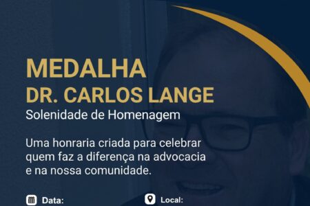 OAB Blumenau realiza entrega da Comenda Dr. Carlos Lange em reconhecimento à advocacia e à sociedade