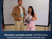 Educação e proteção animal: OAB Blumenau leva informação e conscientização aos estudantes do CEDUP