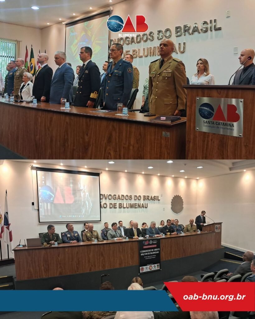 OAB Blumenau reúne Direito e instituições militares em dia de diálogo e conhecimento