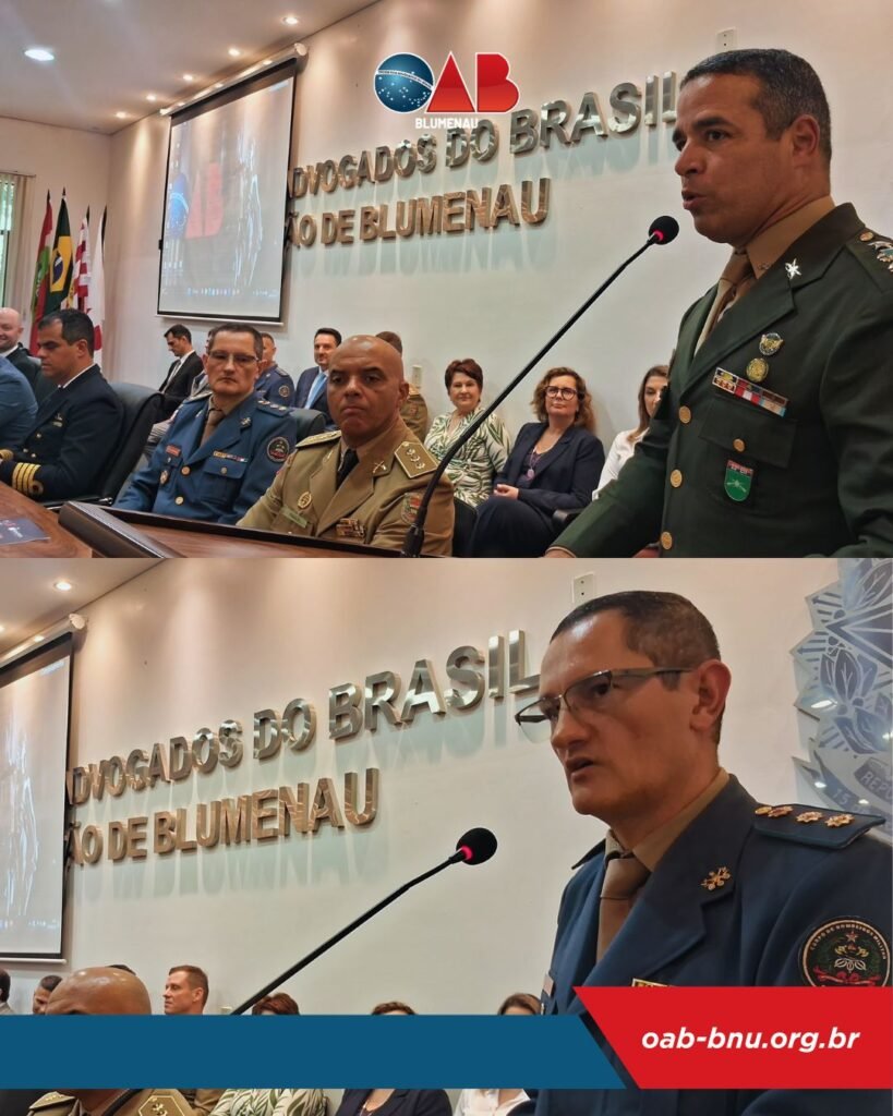 OAB Blumenau reúne Direito e instituições militares em dia de diálogo e conhecimento
