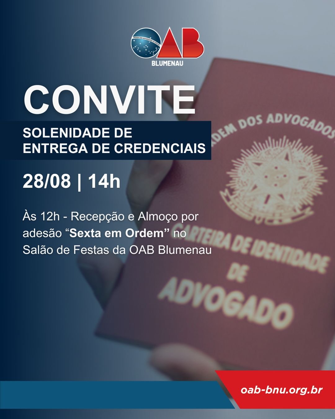 Entrega de Credenciais Entrega de Credenciais