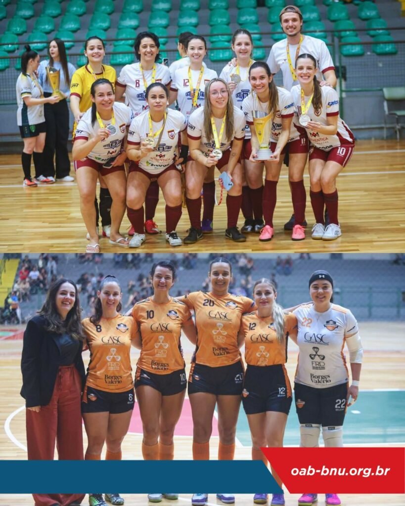 Equipe União do Vale representa a advocacia feminina no Campeonato Estadual de Futsal