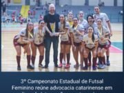 Equipe União do Vale representa a advocacia feminina no Campeonato Estadual de Futsal