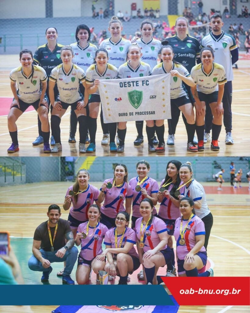 Equipe União do Vale representa a advocacia feminina no Campeonato Estadual de Futsal