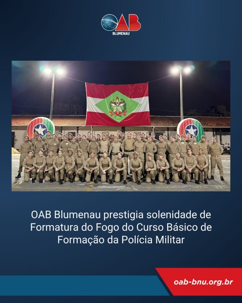 OAB prestigia evento na Polícia Militar de Santa Catarina