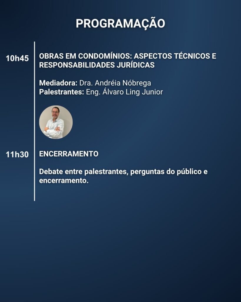 OAB Blumenau promove Workshop Condominial com debate sobre segurança, obras e responsabilidades