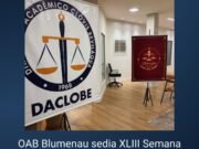OAB Blumenau sedia Semana Acadêmica de Direito da FURB e aproxima estudantes da prática jurídica