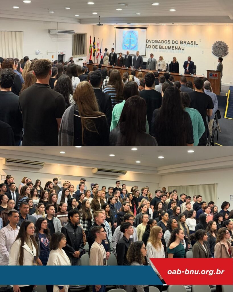 OAB Blumenau sedia Semana Acadêmica de Direito da FURB e aproxima estudantes da prática jurídica